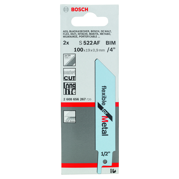 BOSCH Pânză de ferăstrău sabie S 522 AF