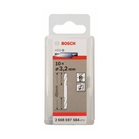 BOSCH Set 10 burghie HSS-G cu vârf dublu