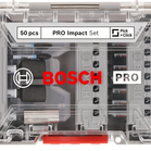 BOSCH Set de biți de înșurubare PRO Impact, 50 buc.