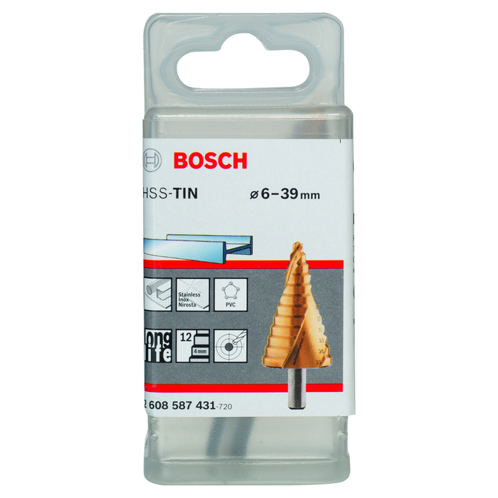 BOSCH Burghiu în trepte HSS-TiN