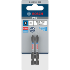 BOSCH Pachet de 2 biți de înșurubare PRO Phillips Impact, PH2, 55 mm