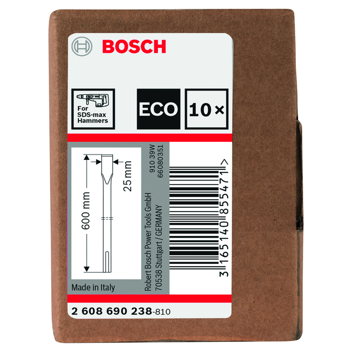 BOSCH Set de dălţi plate, SDS-max