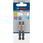 BOSCH Pachet de 2 biți de înșurubare PRO Torx Impact, T25, 55 mm