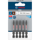 BOSCH Set biți de înșurubare PRO P2R2 Impact, 55 mm, 5 piese