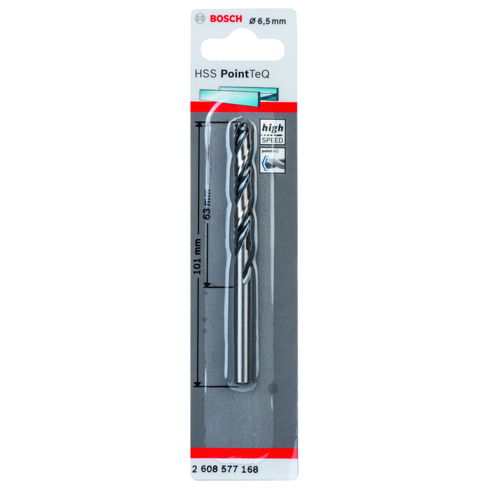 BOSCH Burghiu spiral HSS PointTeQ de 6,5 mm