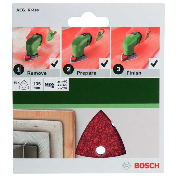 BOSCH SET OF SANDING PAPERS