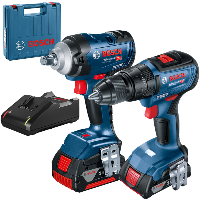 BOSCH Kit 2 scule 18V