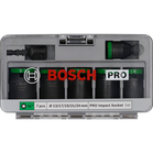 BOSCH Set de chei tubulare cu adaptor PRO Impact, 1/2