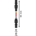 BOSCH Bit de înșurubare PRO dublu cu index Pick and Click, T30, 65 mm