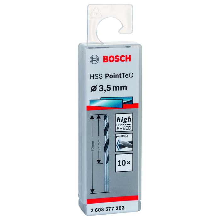 BOSCH Burghiu spiral HSS PointTeQ de 3,5 mm