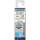 BOSCH PRO Stainless Steel HSS-Co Twist Drill Bit, 3.4 x 39 x 70 mm, 10 pcs