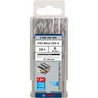 BOSCH Set 10 burghie metal HSS-G