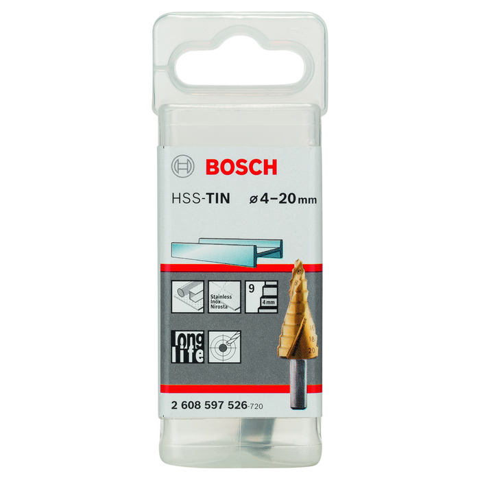 BOSCH Burghiu în trepte HSS-TiN