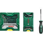 BOSCH Set 40 accesorii Mini X-Line + Surubelnita