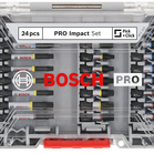 BOSCH Set de biți de înșurubare PRO Impact, 24 buc.