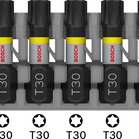 BOSCH PRO Torx Impact Bit, T30, 25 mm, 8 pcs