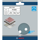 BOSCH PRO F355 Sanding Disc, 115 mm, G1200, 5 pcs