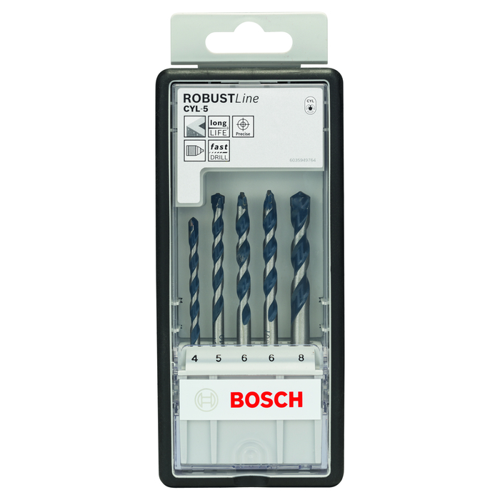 BOSCH Set 5 burghie beton CYL-5 Robust Line