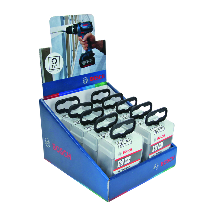 BOSCH Set 25 biti Extra Hard 25 mm, T25 in cutie Tic-Tac