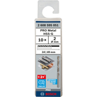 BOSCH Set 10 burghie metal HSS-G