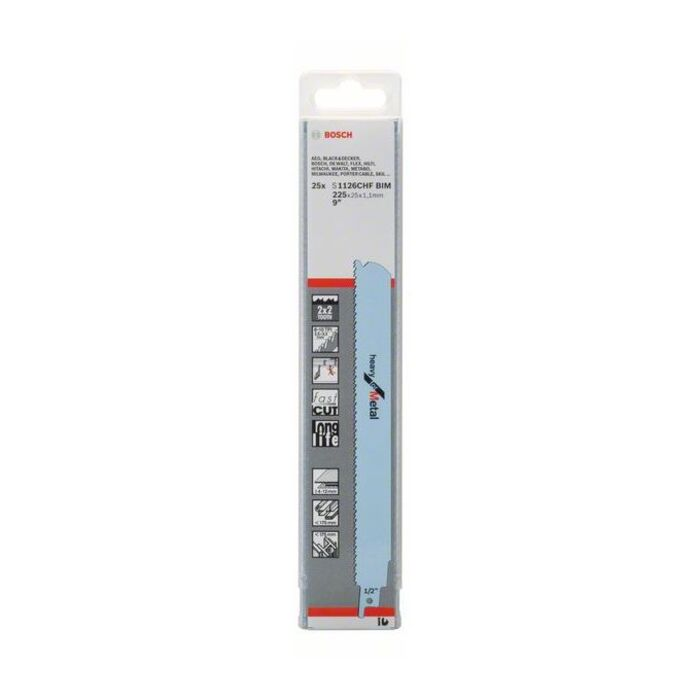 BOSCH Pânză pentru ferăstrău sabie S 1126 CHF