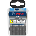 BOSCH Set biți de înșurubare PRO Torx Impact, T25, 55 mm, 15 piese