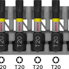 BOSCH PRO Torx Impact Bit, T20, 25 mm, 8 pcs