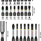 BOSCH Set de biți de înșurubare PRO Impact, 24 buc.