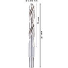 BOSCH PRO Stainless Steel HSS-Co Twist Drill Bit, 7.8 x 75 x 117 mm, 10 pcs