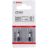 BOSCH Set 2 biți Impact Control 25 mm, PZ1