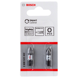 BOSCH Set 2 biți Impact Control 25 mm, PZ3