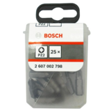 BOSCH Set 25 biti Extra Hard 25 mm, PZ2 in cutie Tic-Tac