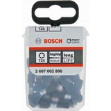 BOSCH Set 25 biti Impact Control 25 mm, T30 in cutie Tic-Tac