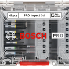 BOSCH Set de biți de înșurubare PRO Impact, 41 buc.