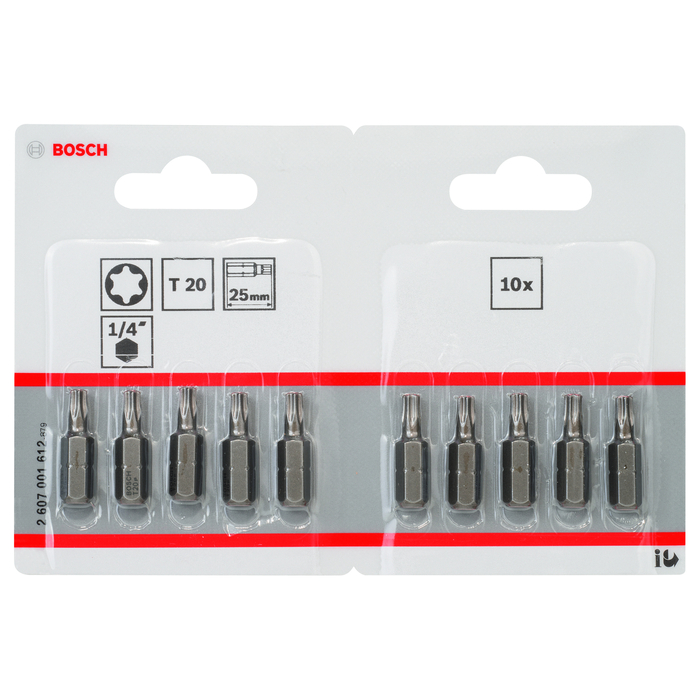 BOSCH Capete de șurubelniță, Extra-Hard