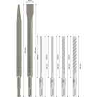 BOSCH Set 4 burghie 5X si dalti SDS-PLUS