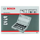 BOSCH Set 5 burghie cu carburi metalice pentru lucrări de artă