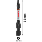 BOSCH Set biți de înșurubare PRO P2R2 Impact, 55 mm, 5 piese