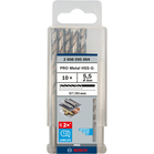 BOSCH Set 10 burghie metal HSS-G