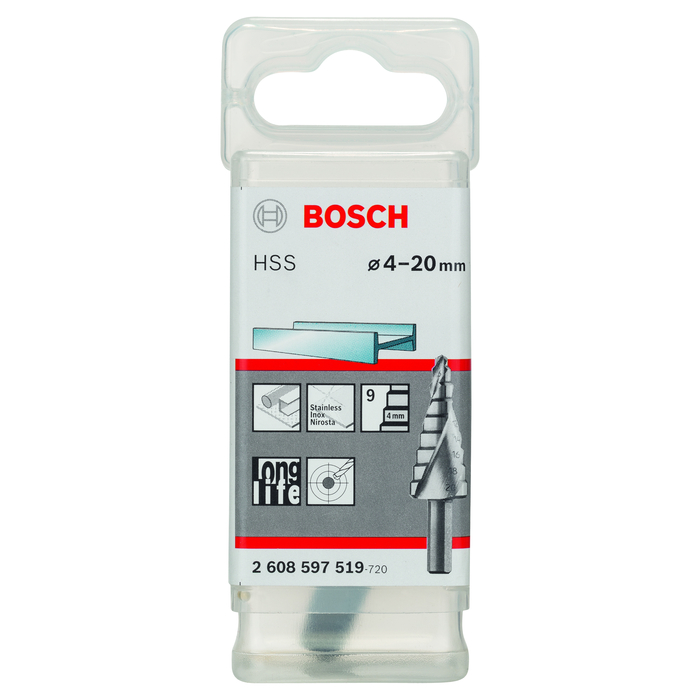 BOSCH Burghiu în trepte HSS