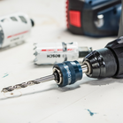 BOSCH Adaptor Power Change Plus cu burghiu de centrare pentru carotele Progressor BiMetal cu prindere SDS-Plus